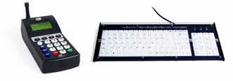 LONG RANGE SYSTEMS, LRS TX-7460PLUS PAGING TRANSMITTER WITH KEYBOARD